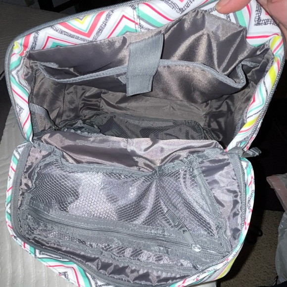 Thirty-One. Colorful Chevron Pattern Backpack - Picture 2 of 5